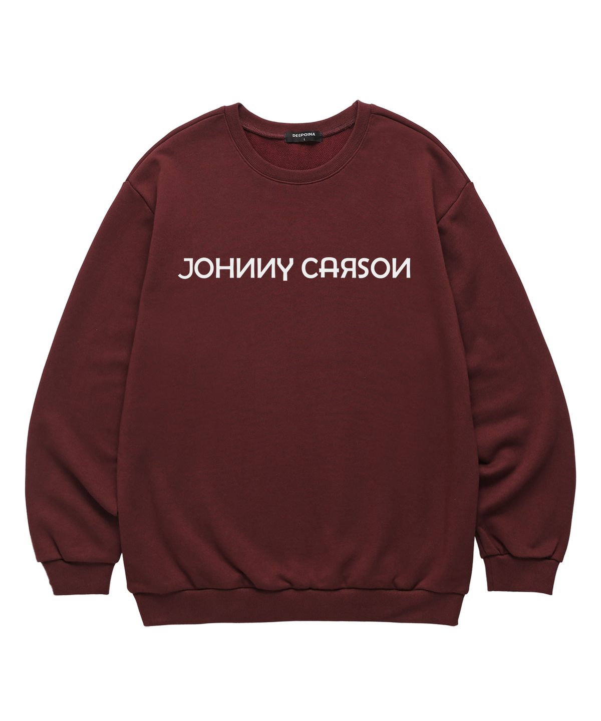자니카슨(JOHNNY CARSON) SIMPLE LOGO SWEATSHIRT (JCLTS001) 버건디