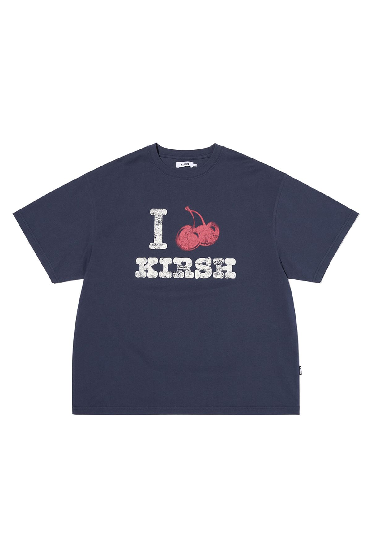 키르시(KIRSH) 아이러브 키르시 티셔츠 [네이비]