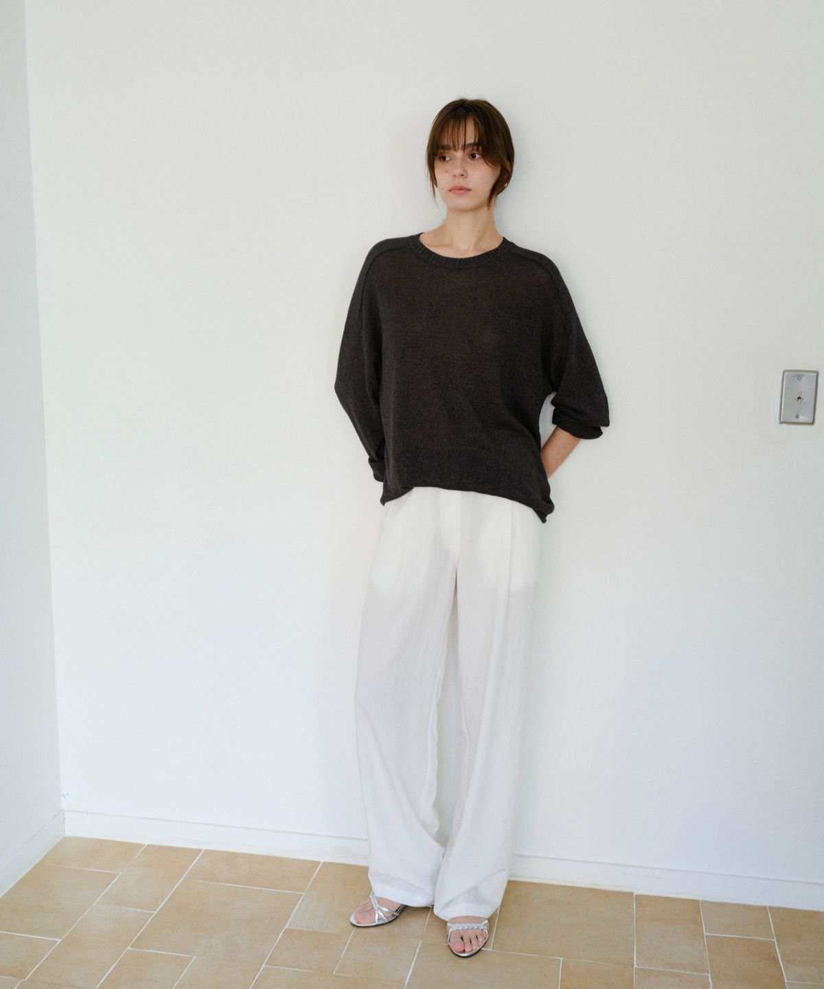 더 릴(THE LILLE) Maren Summer Slacks_Ivory