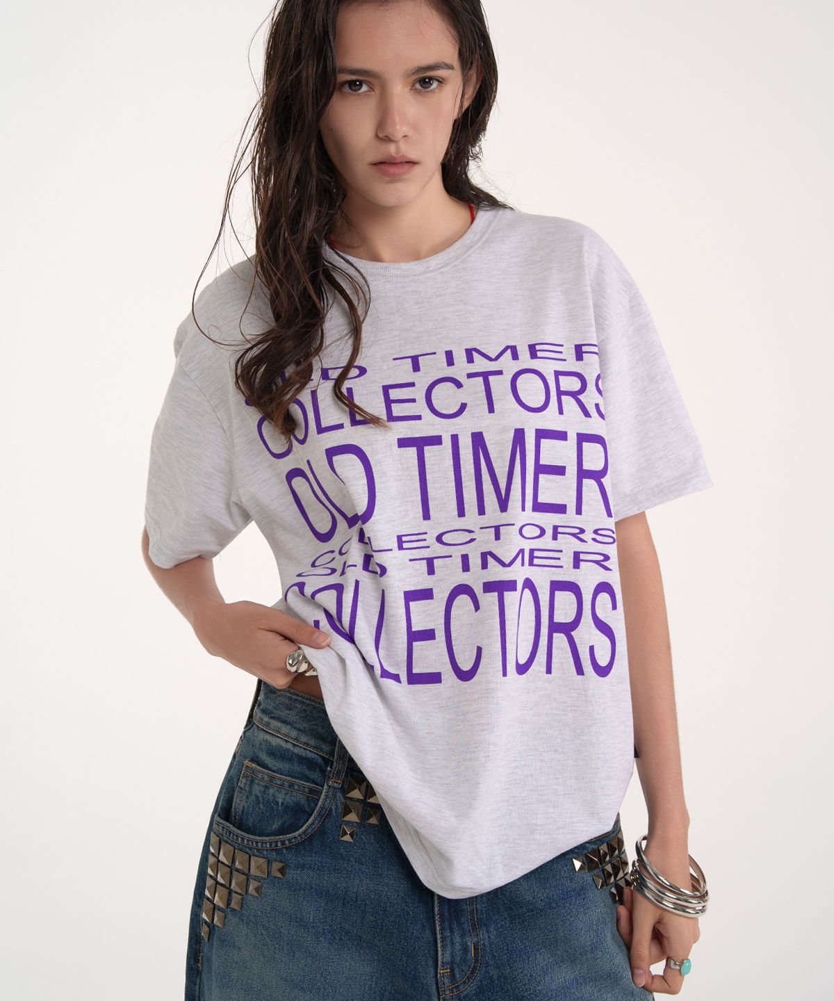 이에스씨 스튜디오(ESC STUDIO) Old timer t-shirt (melange)