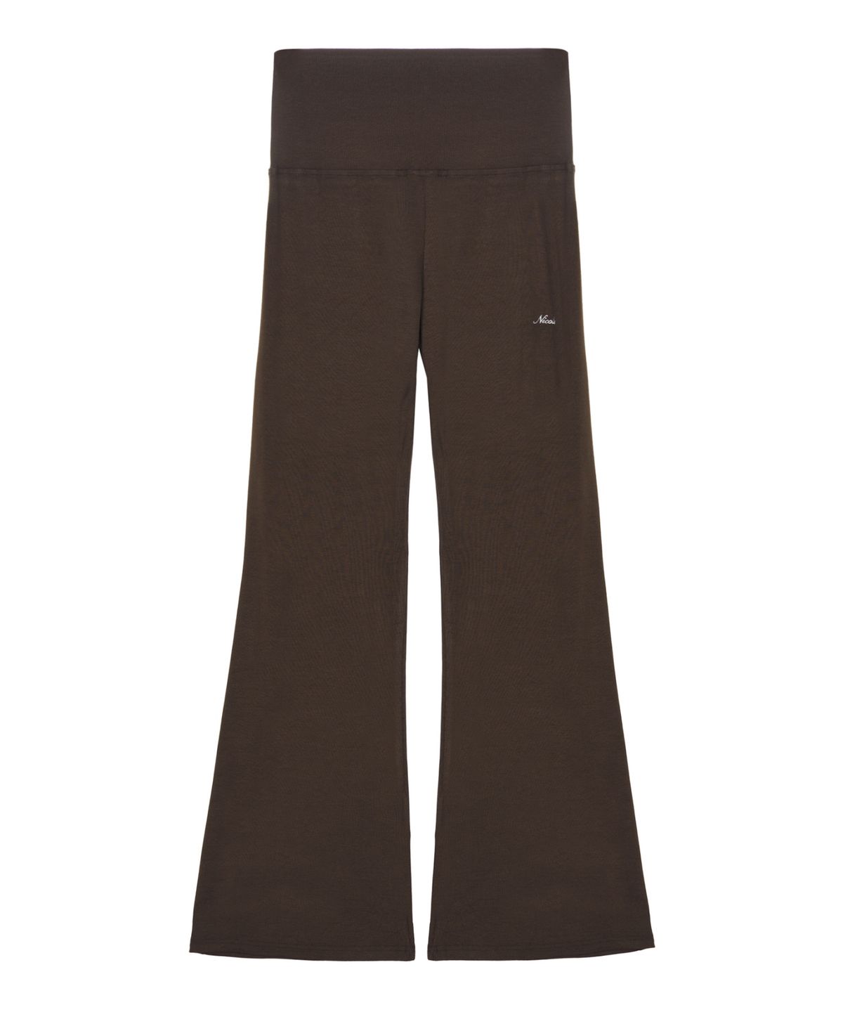 닉앤니콜(NICK&NICOLE) FOLDING BOOTS CUT PANTS_BROWN