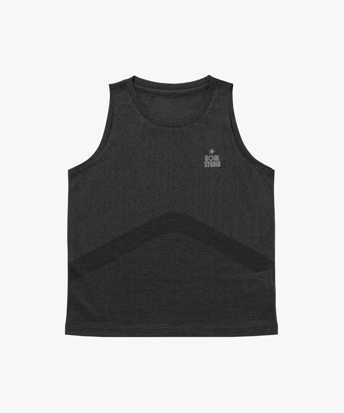골스튜디오(GOALSTUDIO) WS JACQUARD SLEEVELESS-CHARCOAL