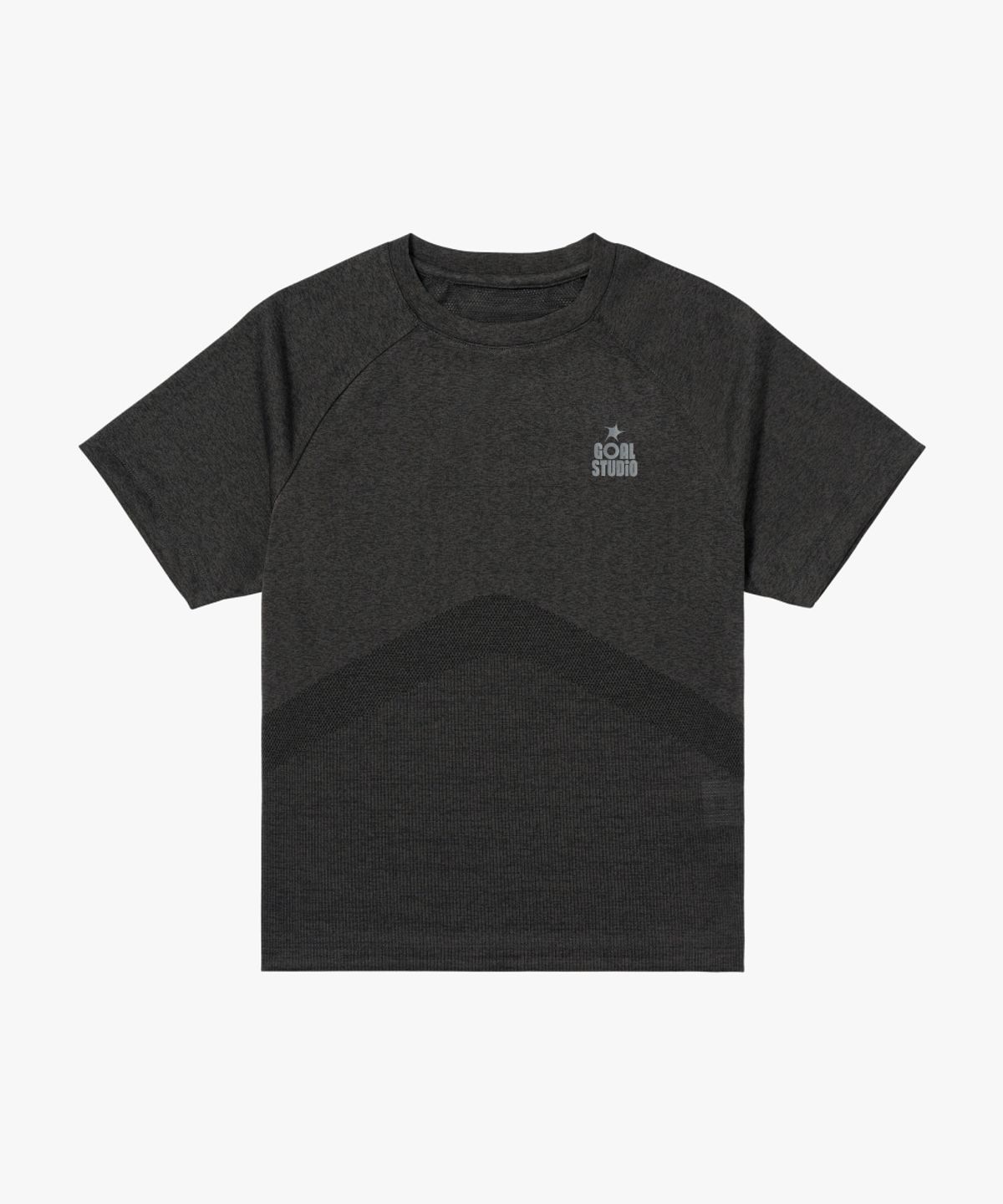 골스튜디오(GOALSTUDIO) WS JACQUARD TEE-CHARCOAL