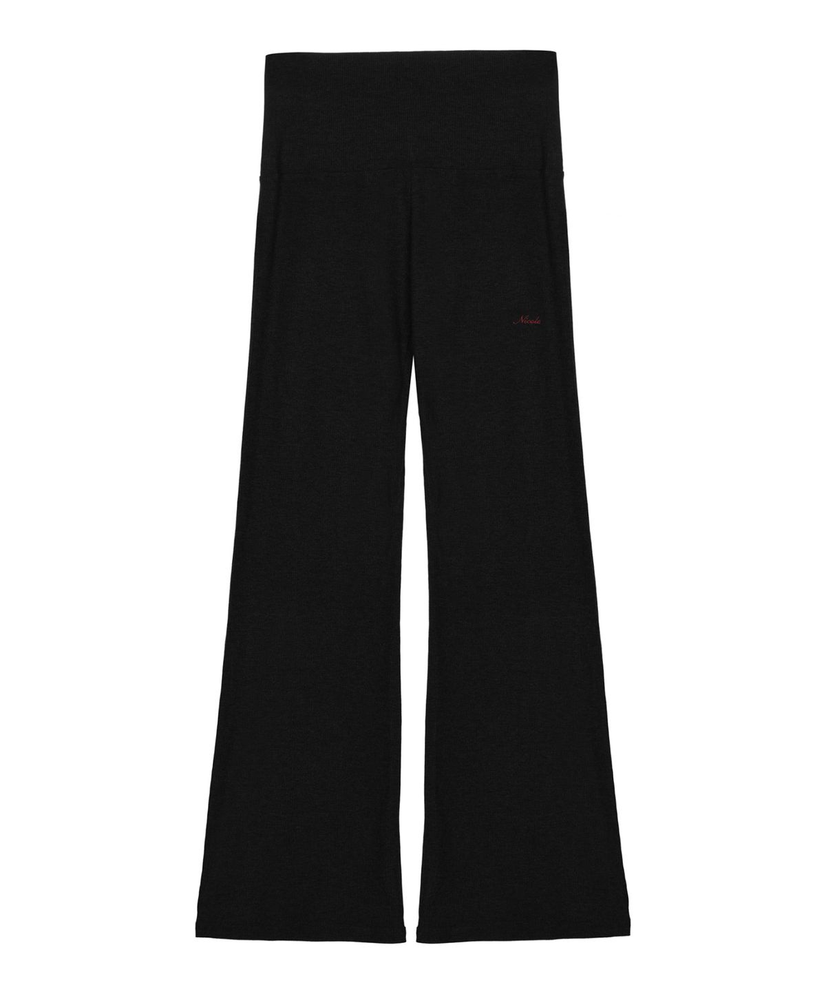 닉앤니콜(NICK&NICOLE) FOLDING BOOTS CUT PANTS_BLACK