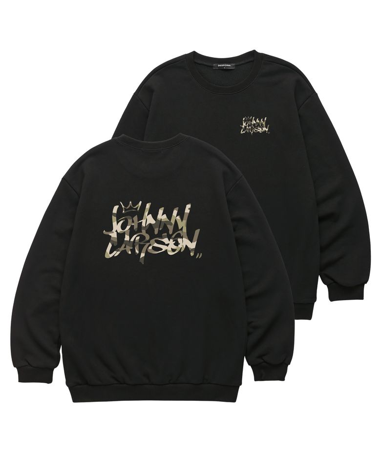 Classic Graffiti Logo 맨투맨 (JCLTS016) 블랙/카모