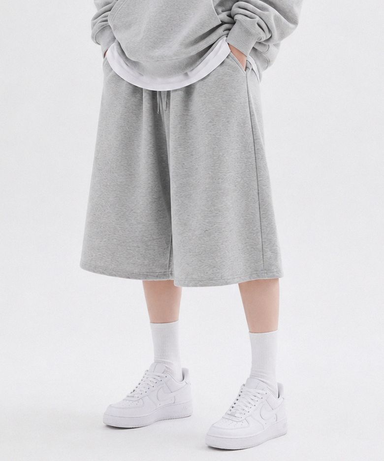 버뮤다 쭈리 밴딩 트레이닝 쇼츠 팬츠 Gray