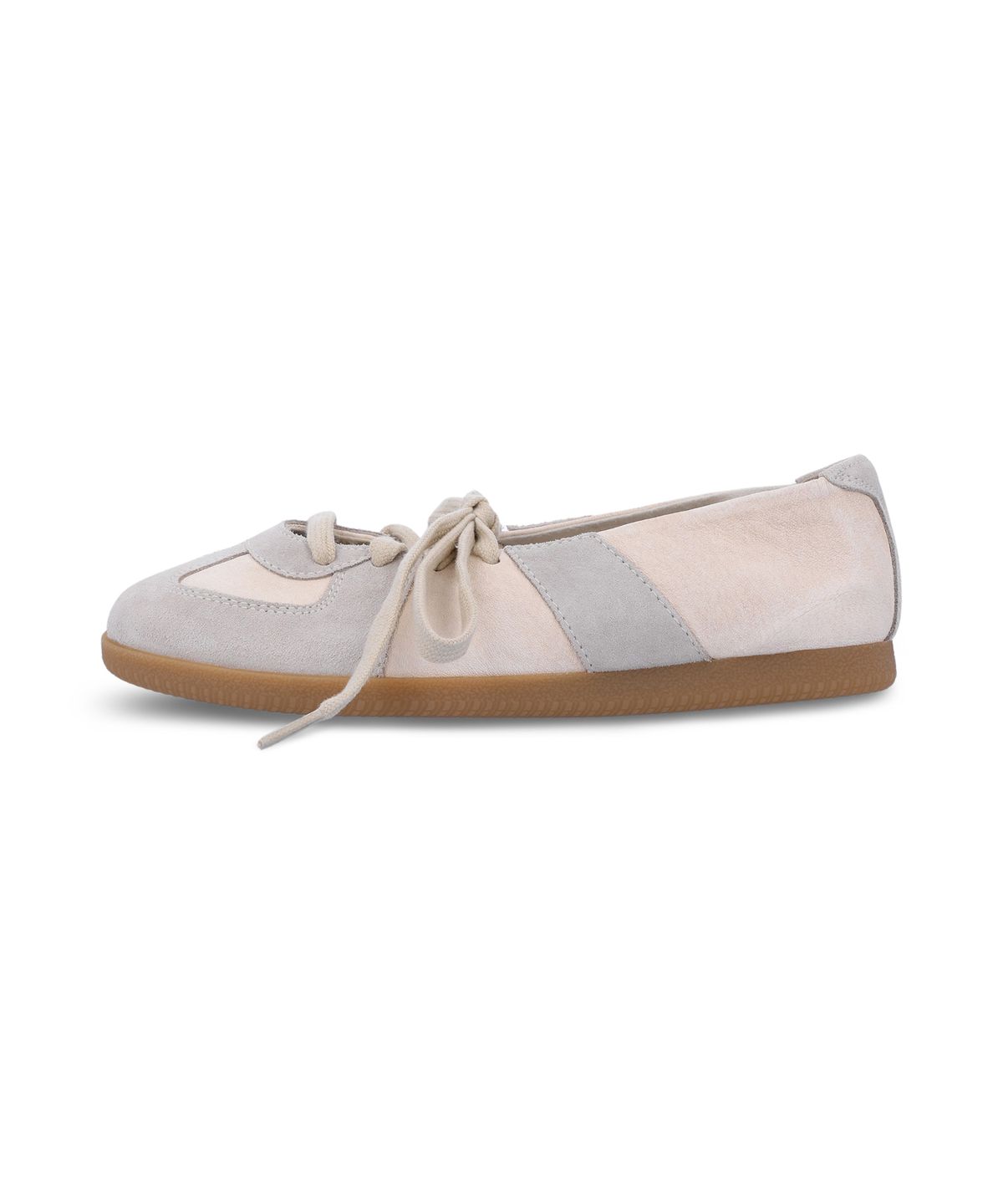 메종 마르지엘라(MAISON MARGIELA) 레플리카 소프트 레이스드 발레리나 플랫 슈즈 - 샌드 / S58WS0297P7790T2073
