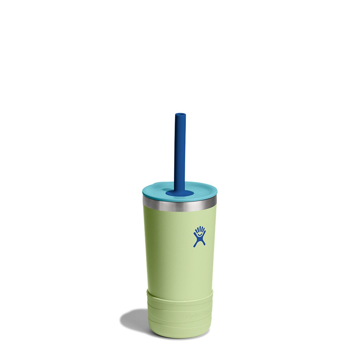 하이드로 플라스크(HYDROFLASK) 12온즈 354ml 키즈 텀블러 스트로캡앤부트 씨들링 그린