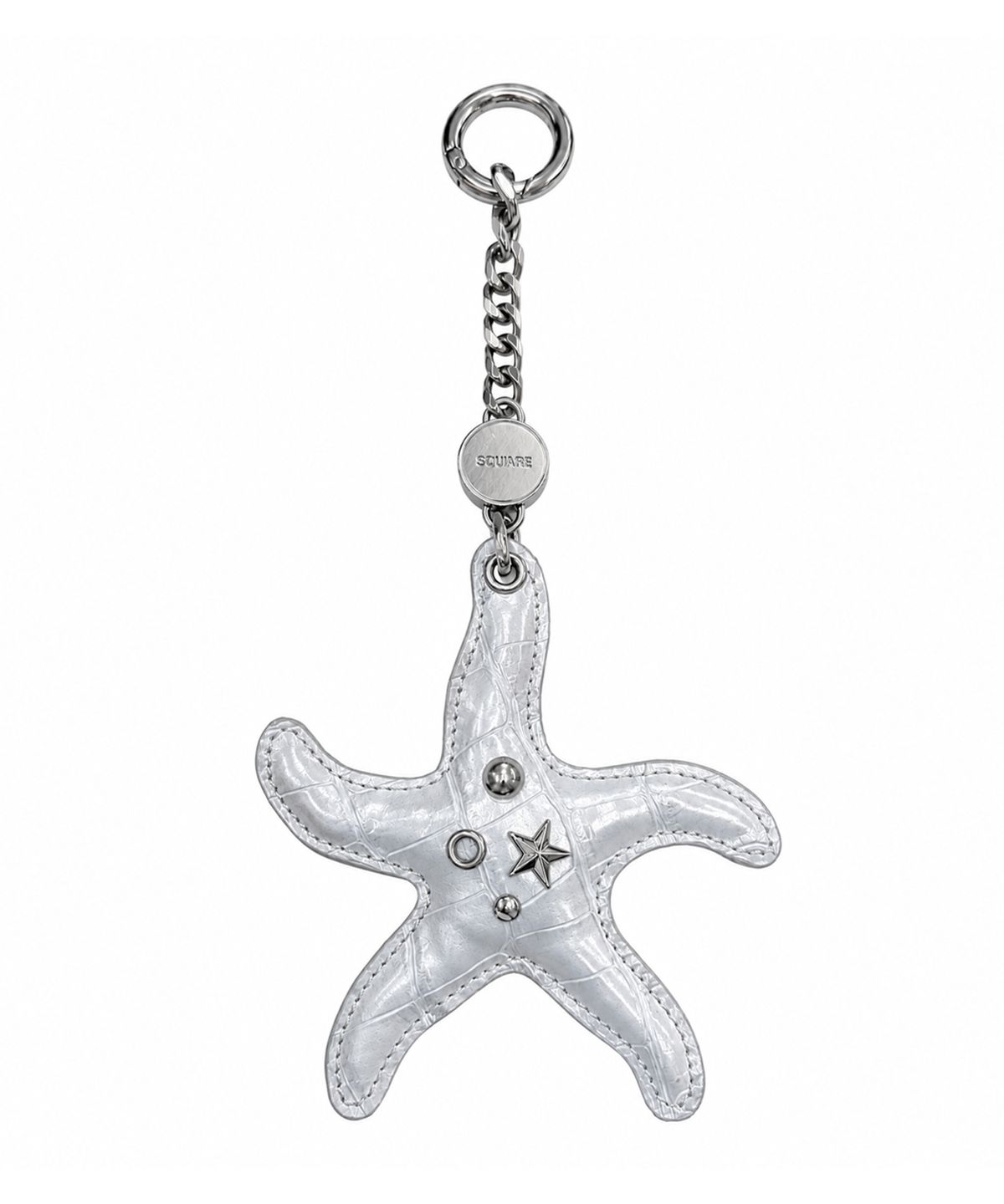 스퀘어라인(SQUARELINE) Studded Starfish keyring_ Silver