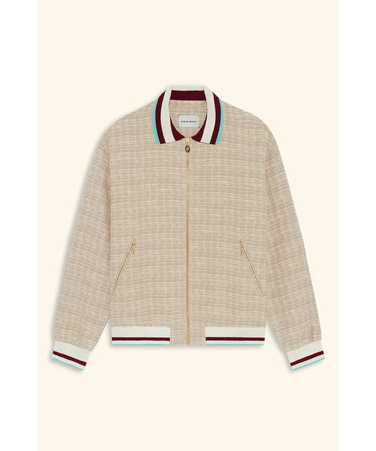 드롤드무슈(DROLE DE MONSIEUR) 트위드 트랙 재킷 Trackjacket Tweed D0JAM26110IVD
