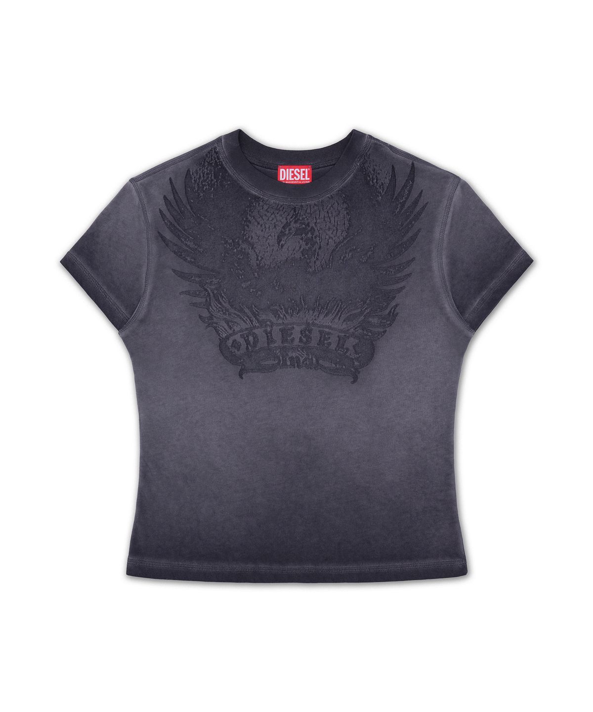 디젤(DIESEL) T-일라-AA7 반소매 티셔츠 - 플럼 / A232340DLBW96H
