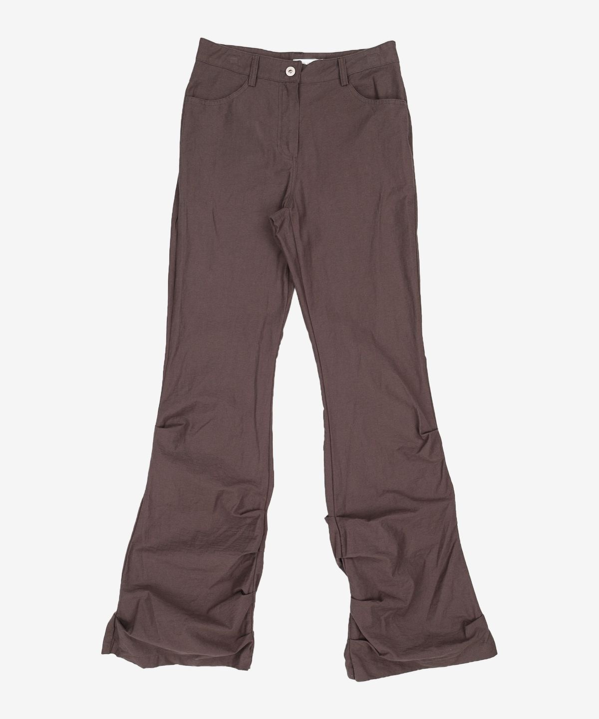 미세키서울(MISEKI SEOUL) Cotton shirring bootscut pants BLACK 3