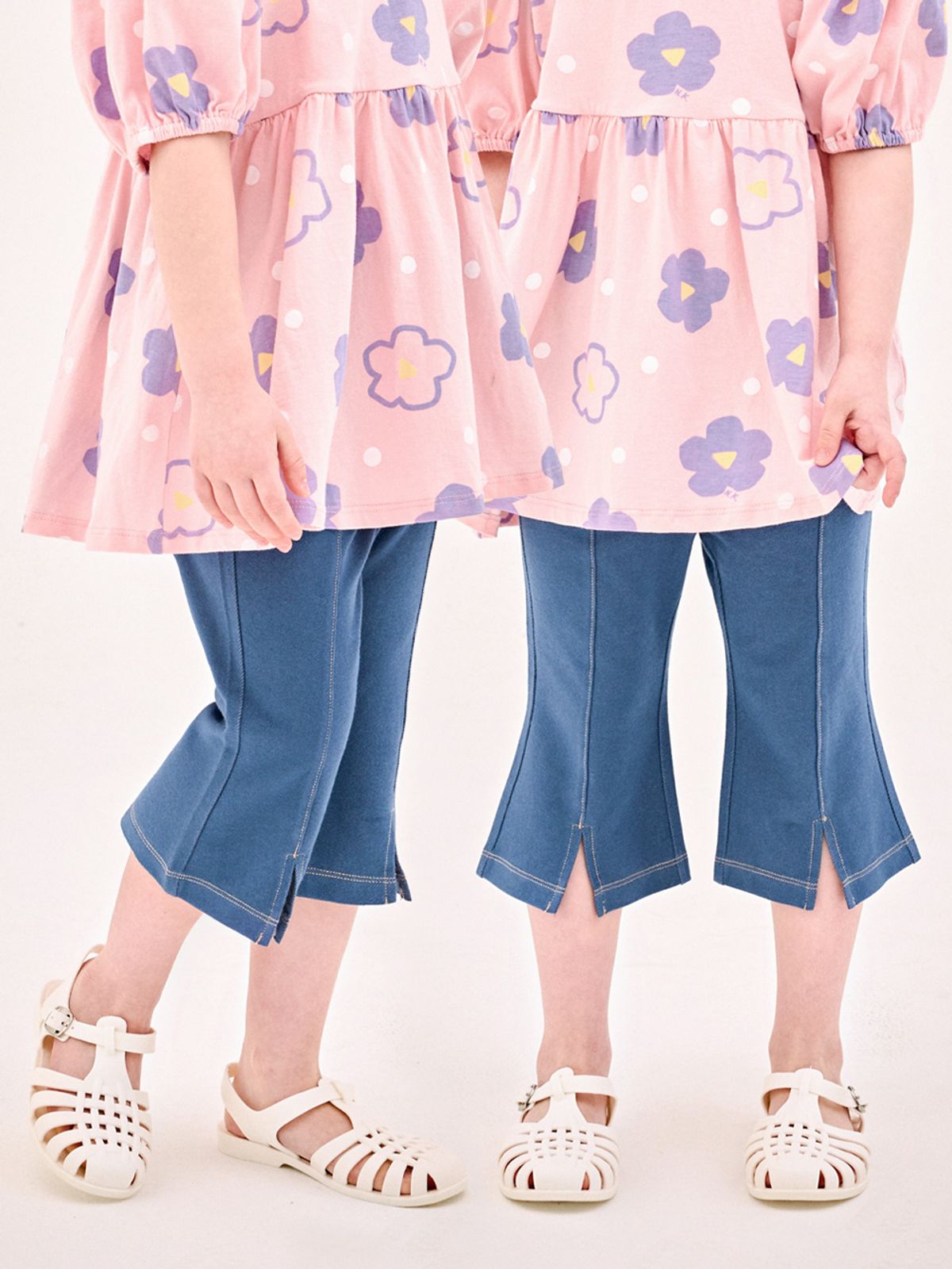 젤리스푼(JELISPOON) 시선강탈사선지부츠컷팬츠