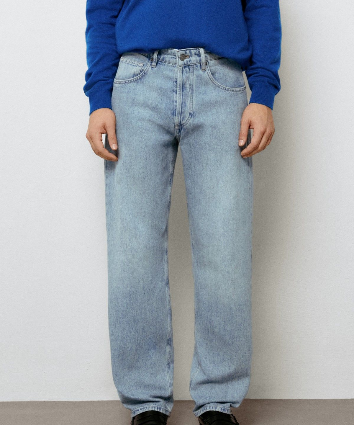 마시모두띠(MASSIMO DUTTI) 와이드 레그 진