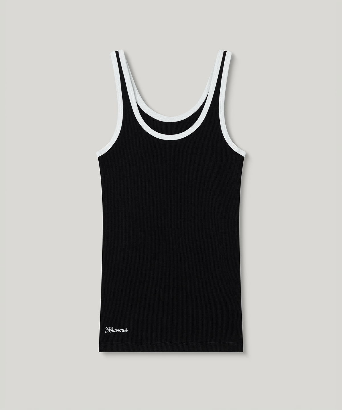 무아르무스(MUARMUS) Leon Contrast Sleeveless [Black]