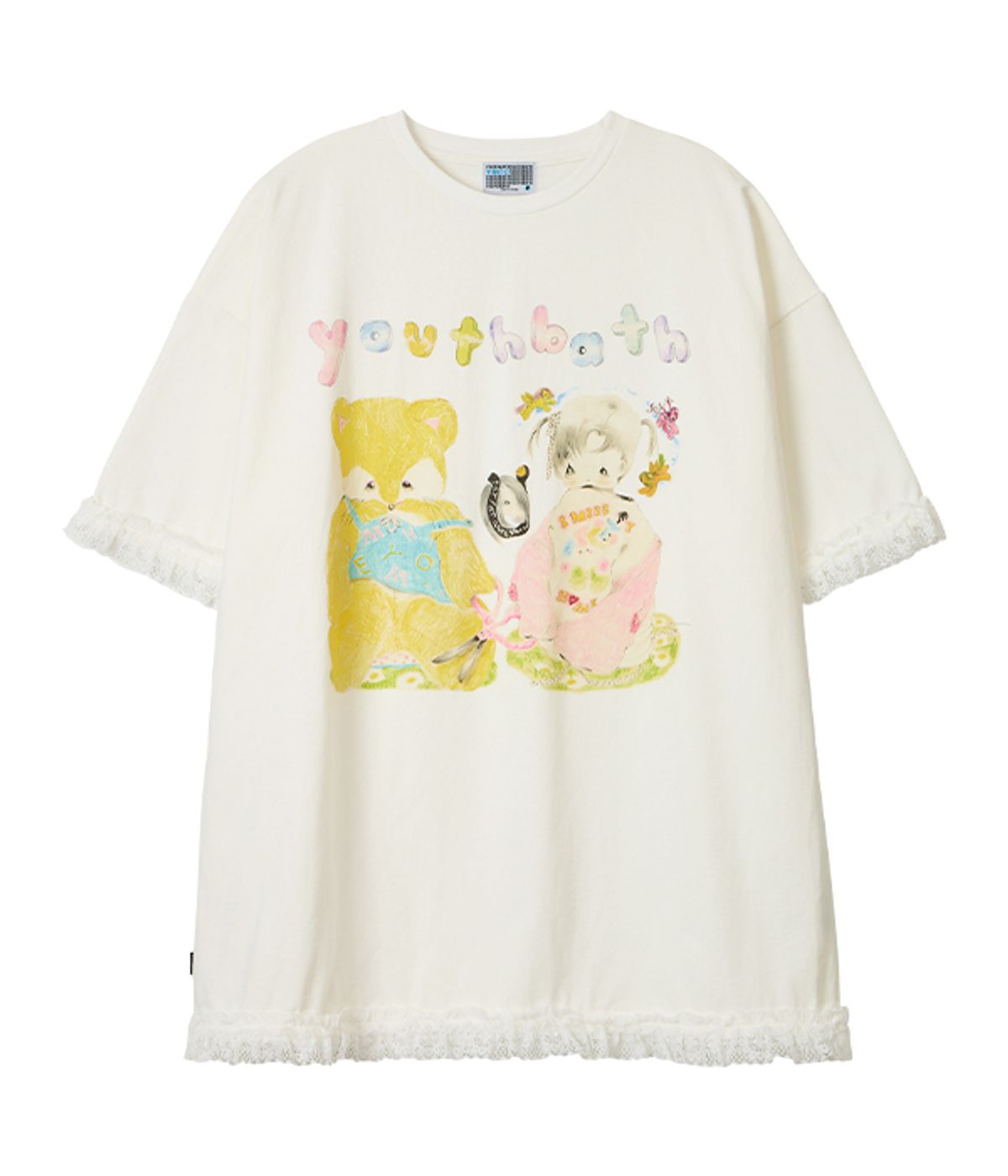 유쓰배쓰(YOUTHBATH) YB x Motka Lace Dress_Little Friends