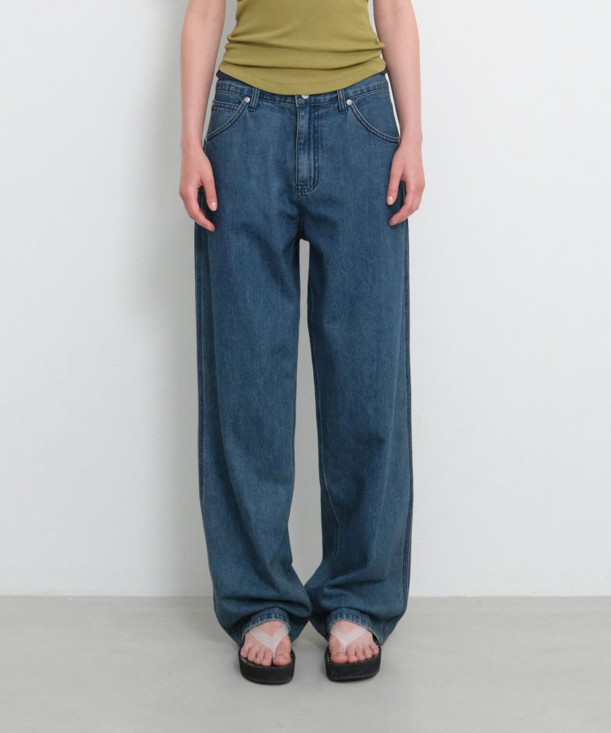 그로브(GROVE) POET DENIM POCKET PANTS (2COLOR)