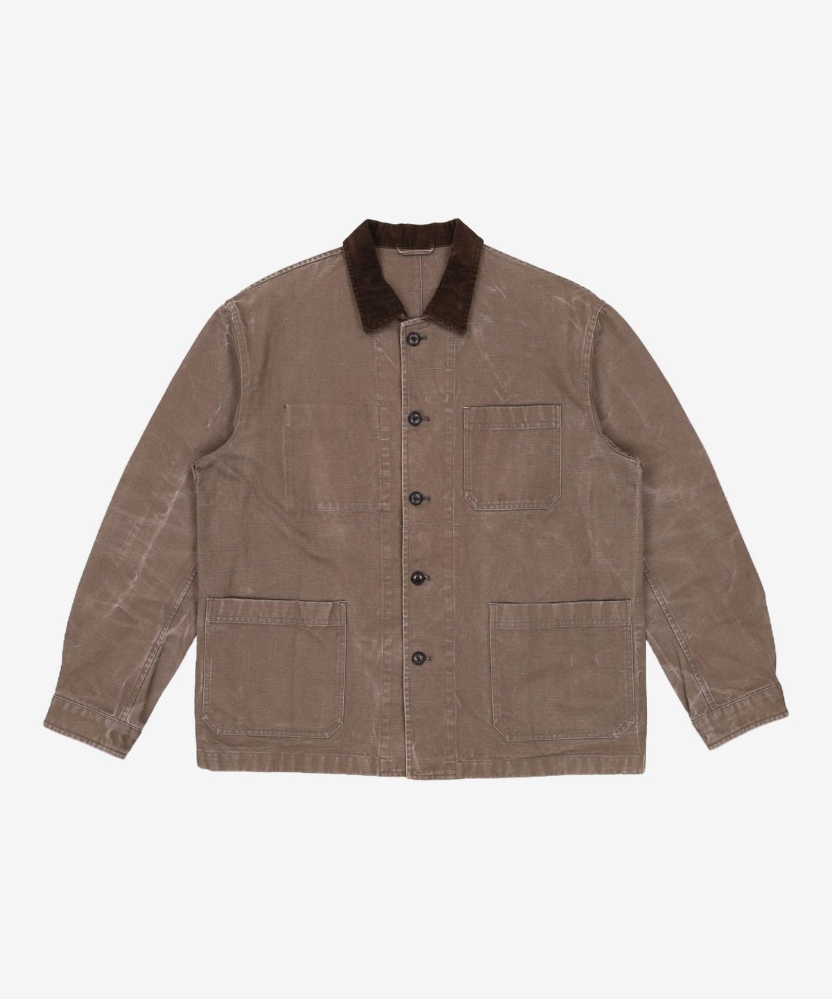 아틀리에 델디오(ATELIER DELDIO) COTTON CANVAS WORK JACKET (GREY) M