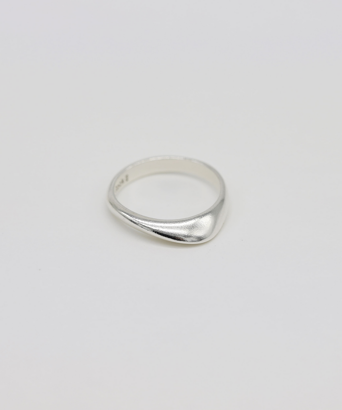 초록(CHOROCK) K RING (GLOSSY-SILVER)