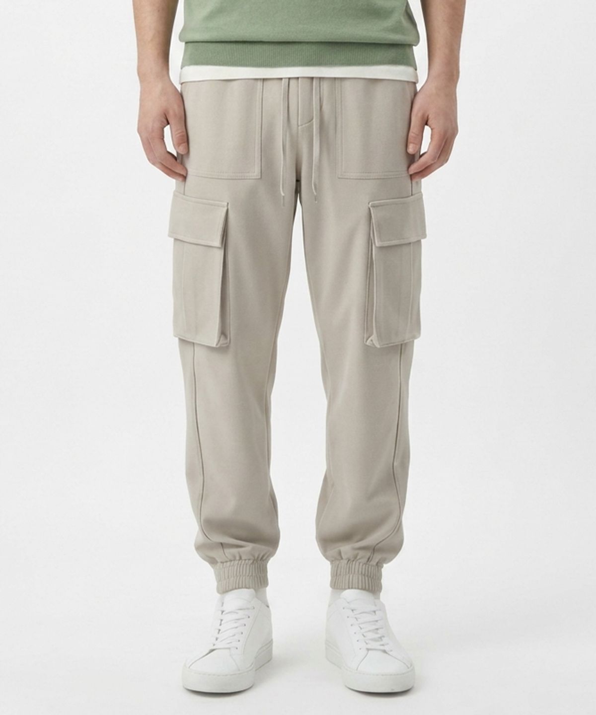 세븐셀라(SEVENSELAH) OG se 카고조거 슬랙스 Sand Beige
