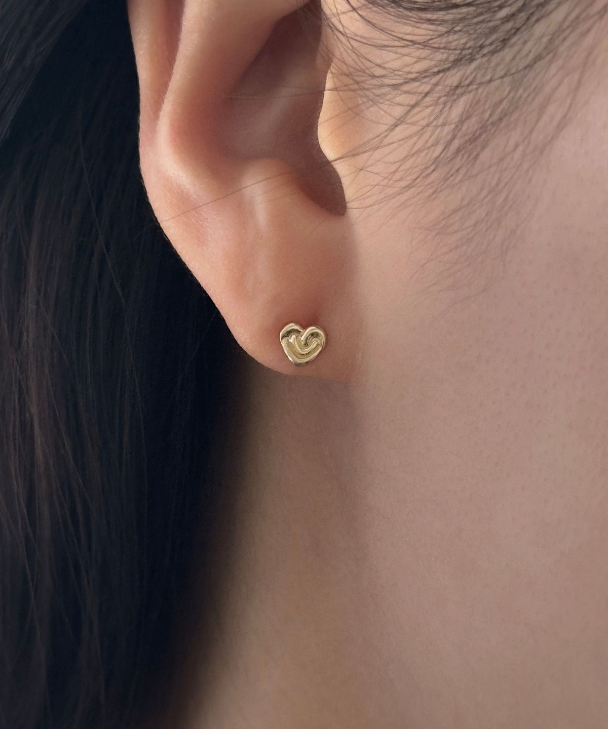 파예(FAYE) 14k Soft heart earrings