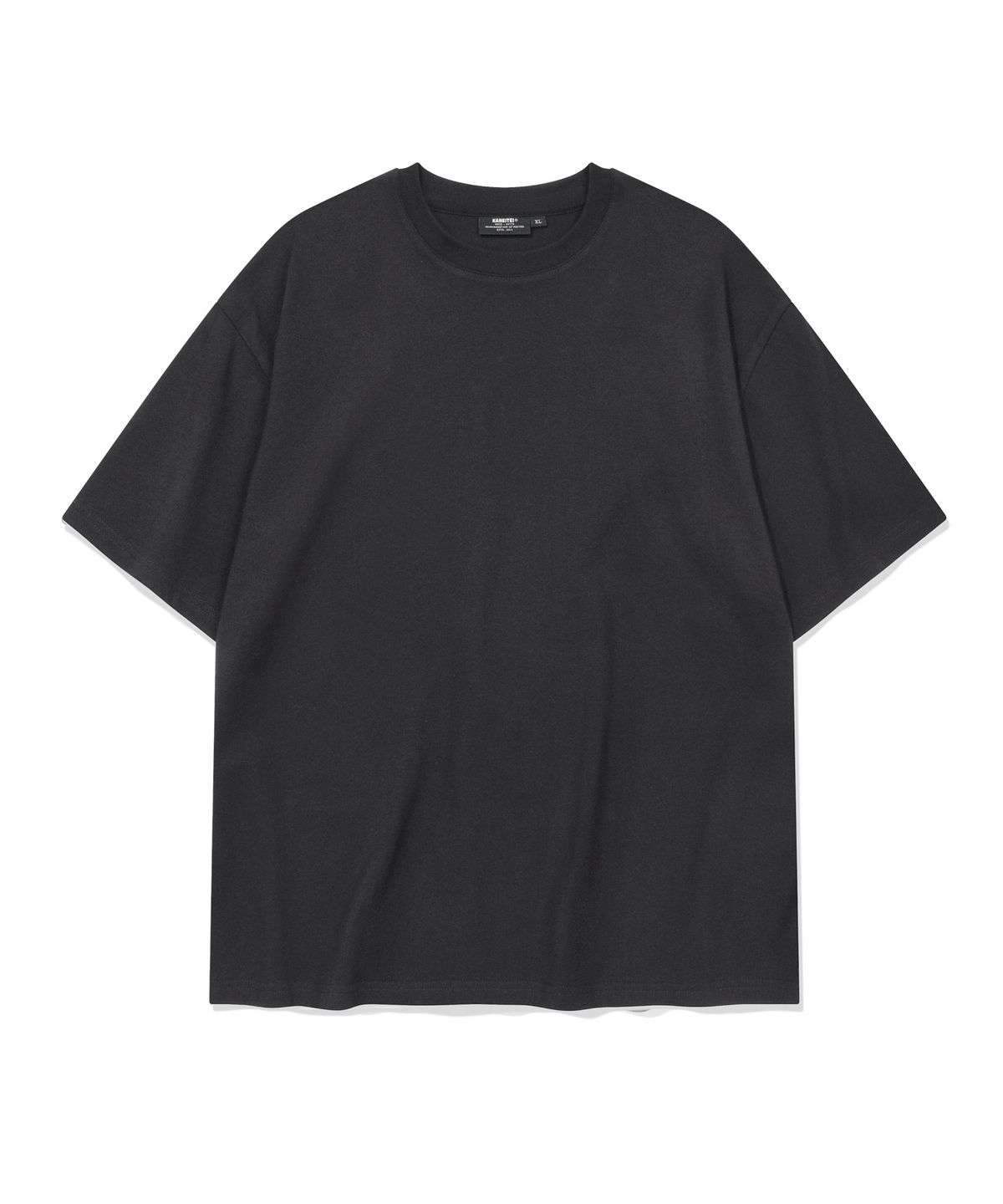 카네이테이(KANEITEI) CROP SHORT SLEEVES (CHARCOAL)