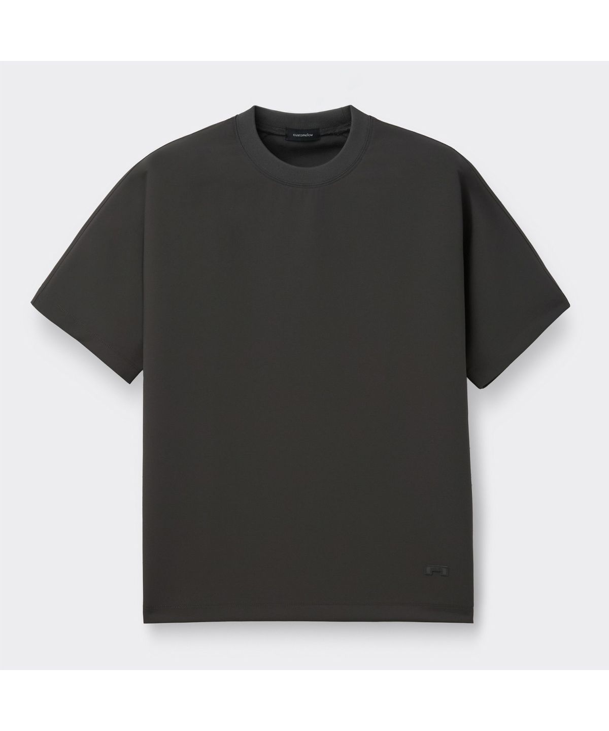 커스텀멜로우(CUSTOMELLOW) Grey Woven T-shirt CWTAM26612GYD