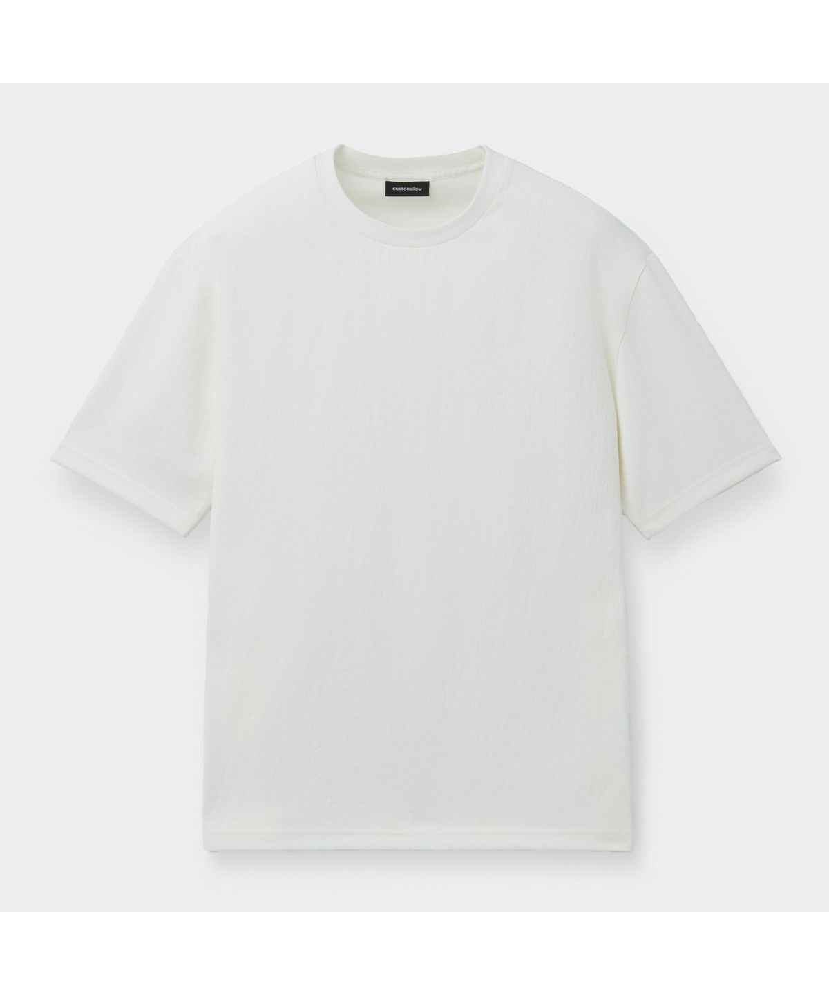 커스텀멜로우(CUSTOMELLOW) White Woven T-shirt CWTAM26402WHX