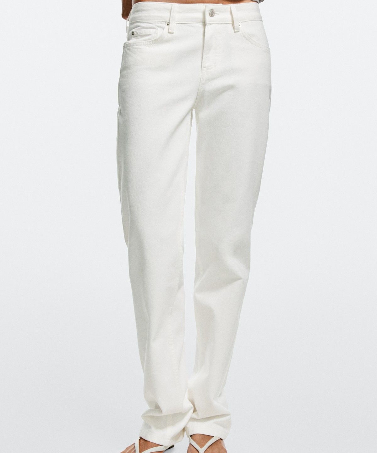 마시모두띠(MASSIMO DUTTI) 로우라이즈 스트레이트 핏 진