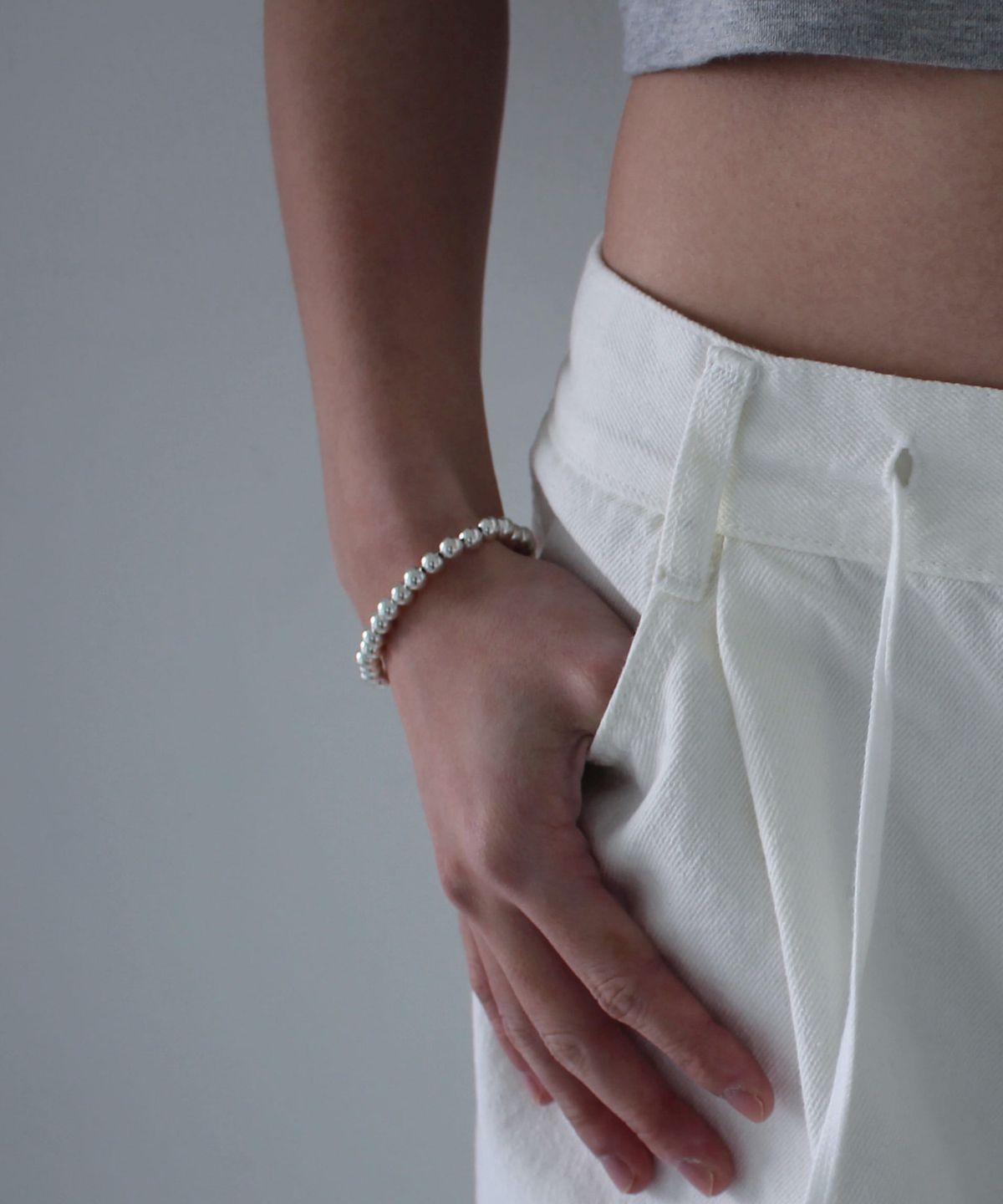 초록(CHOROCK) DOT BRACELET (SILVER)