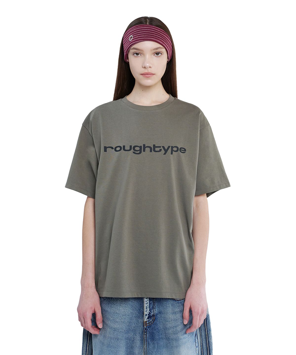 로타입(ROUGHTYPE) rotype Signature Oversize Short Sleeve - Khaki