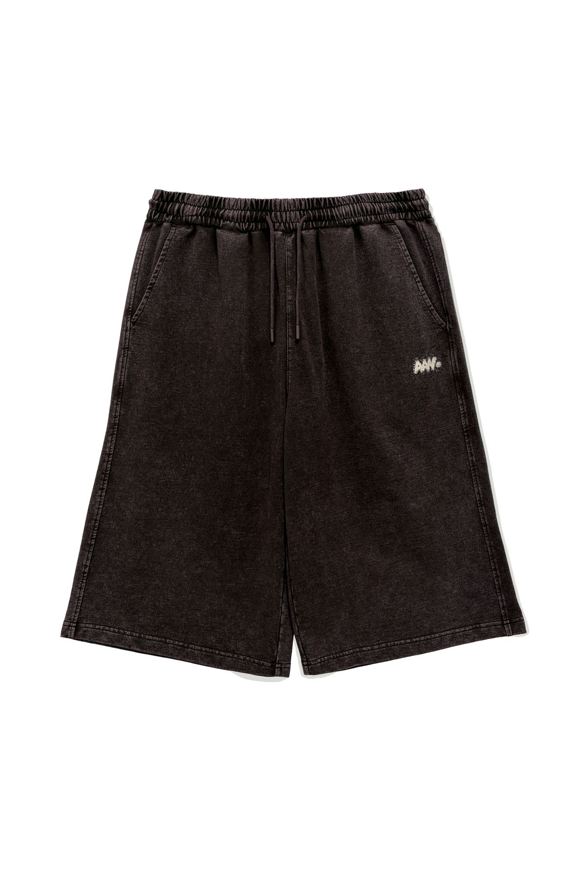 올어바웃뉴(ALL ABOUT NEW) 망점 솔트 워싱 7부 팬츠 브라운 ANA2RM13ABR
