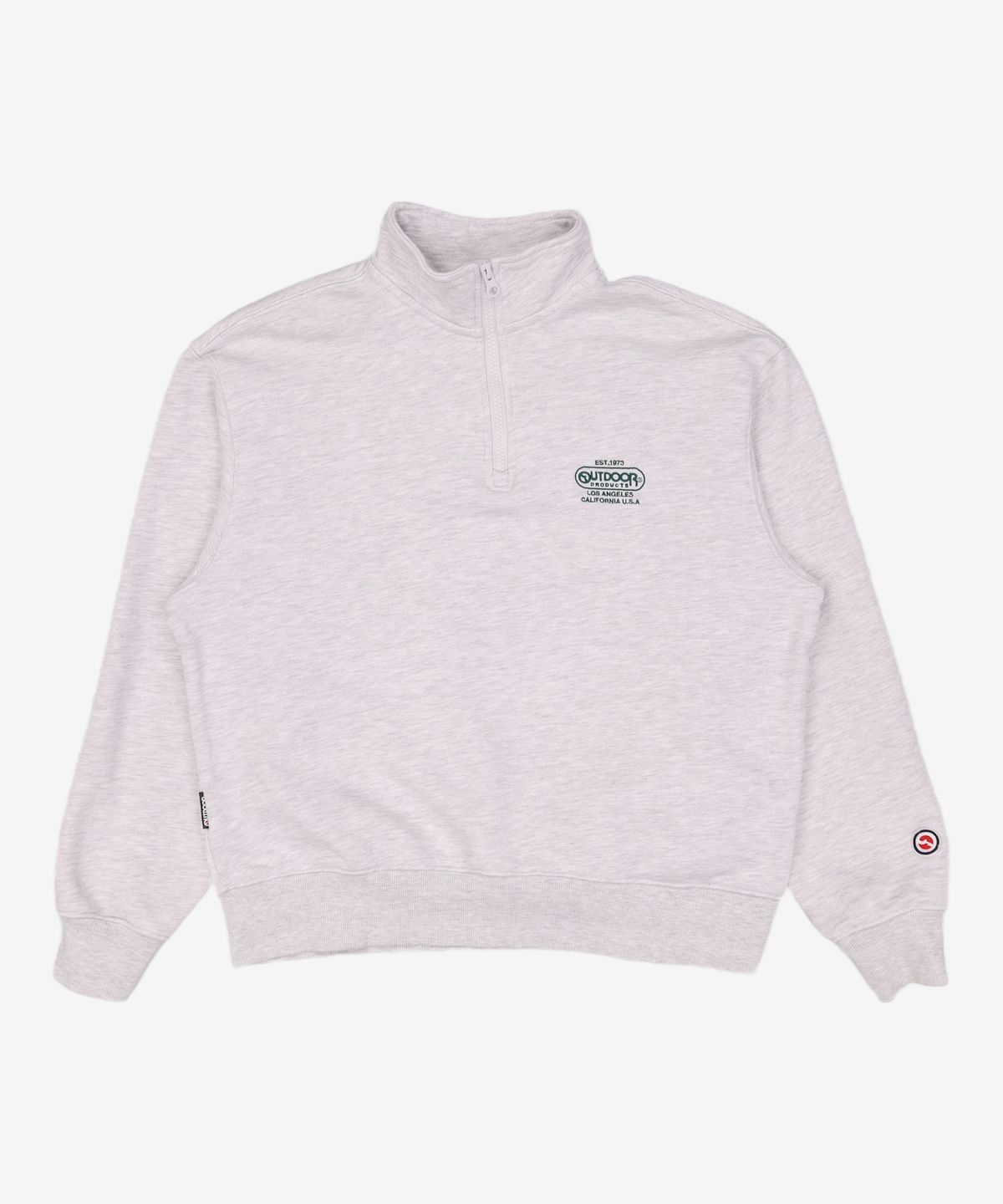 아웃도어 프로덕츠(OUTDOOR PRODUCTS) 멀티로고 하프집 맨투맨 MULTI-LOGO HALF ZIP-UP MTM S