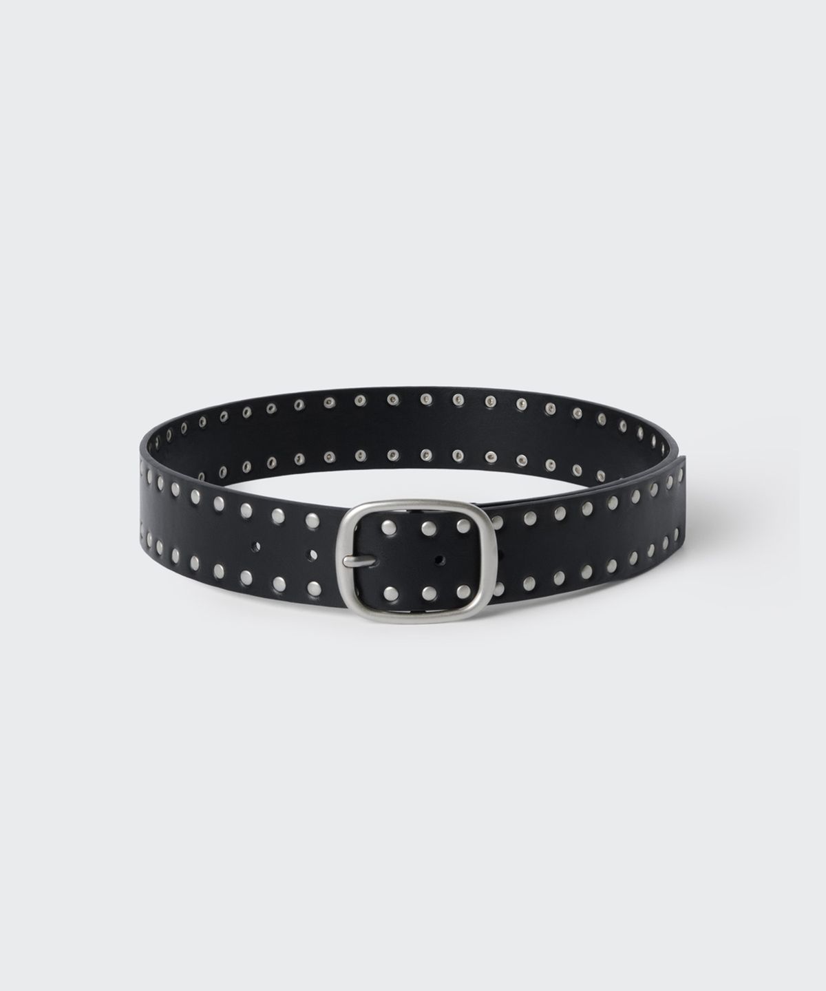 무신사 스탠다드 우먼(MUSINSA STANDARD WOMAN) 우먼즈 신세틱 레더 더블 로우 스터드 벨트_40mm