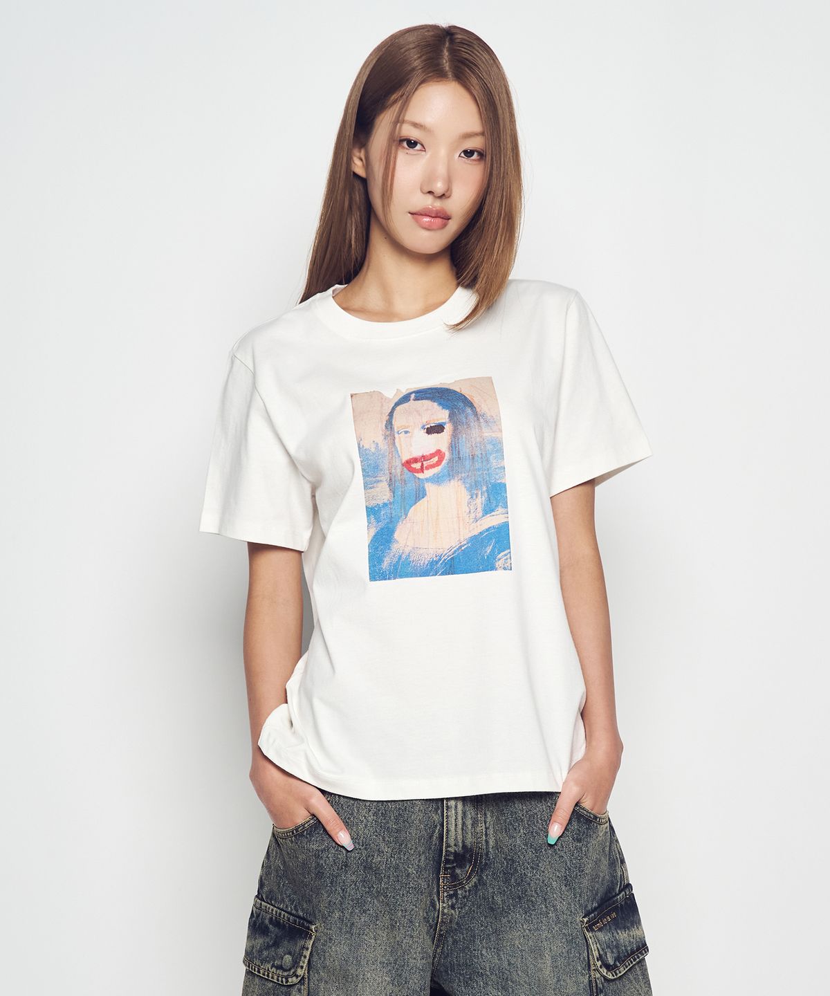 아크메드라비(ACME DE LA VIE) JMB WOMAN BOONE SHORT SLEEVE T-SHIRT