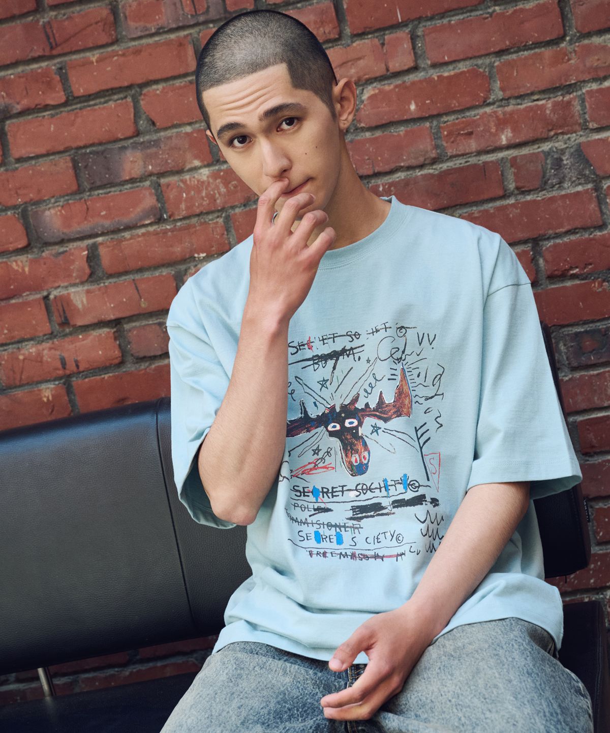 아크메드라비(ACME DE LA VIE) JMB SECRET SOCIETY SHORT SLEEVE T-SHIRT
