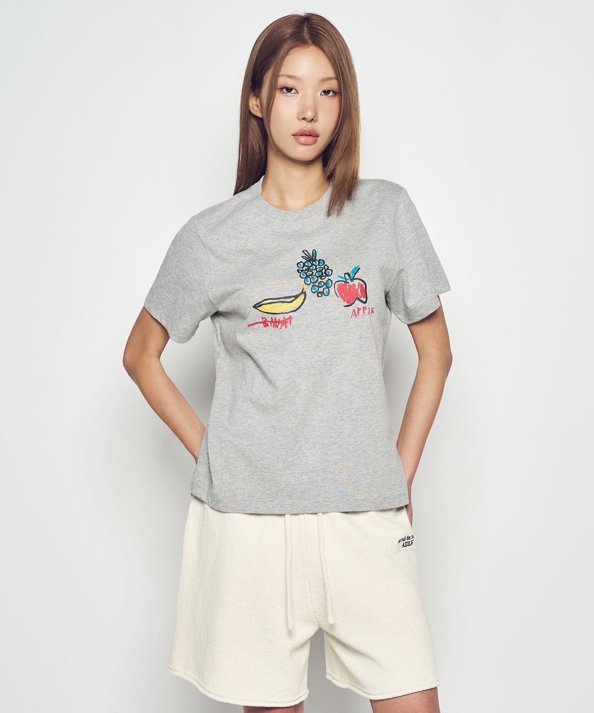 아크메드라비(ACME DE LA VIE) JMB WOMAN FRUIT SHORT SLEEVE T-SHIRT