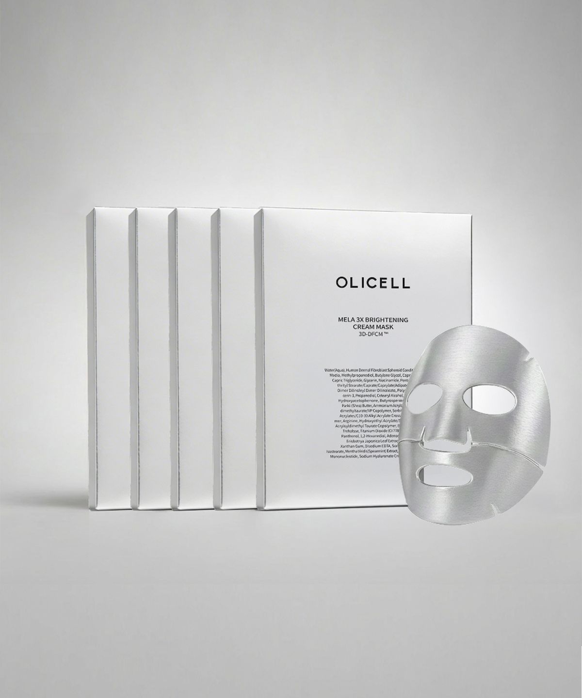 올리셀(OLICELL) 멜라3X 브라이트닝 크림 마스크팩 5 BOX(25매)