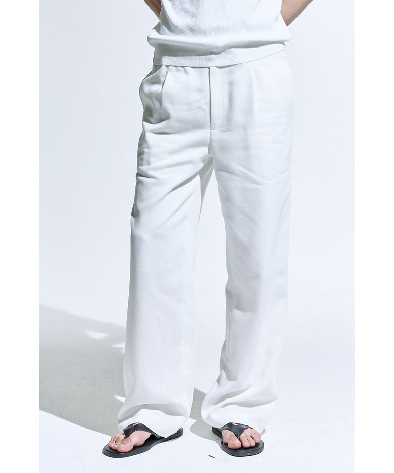 String Dinner Trousers - Ivory