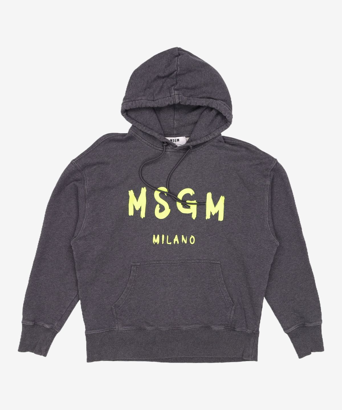 엠에스지엠(MSGM) 22FW 밀라노 로고 후드티 그레이 3340MM515F M