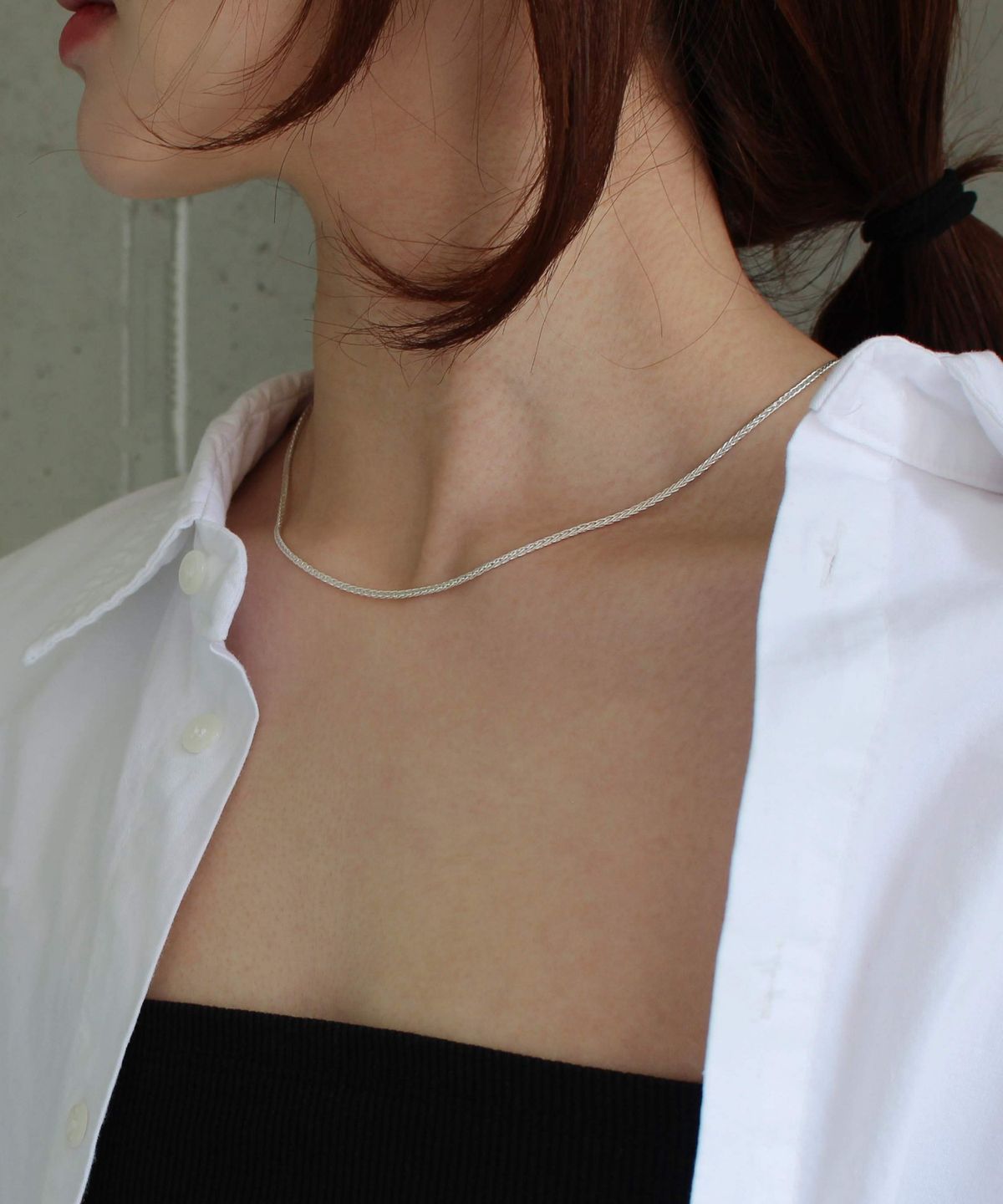 초록(CHOROCK) LINE NECKLACE