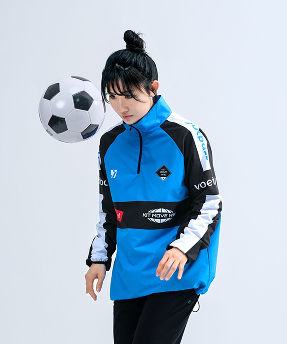 주키트(JUKIT) 풋볼 루틴 아노락 풋살 축구 바람막이 자켓