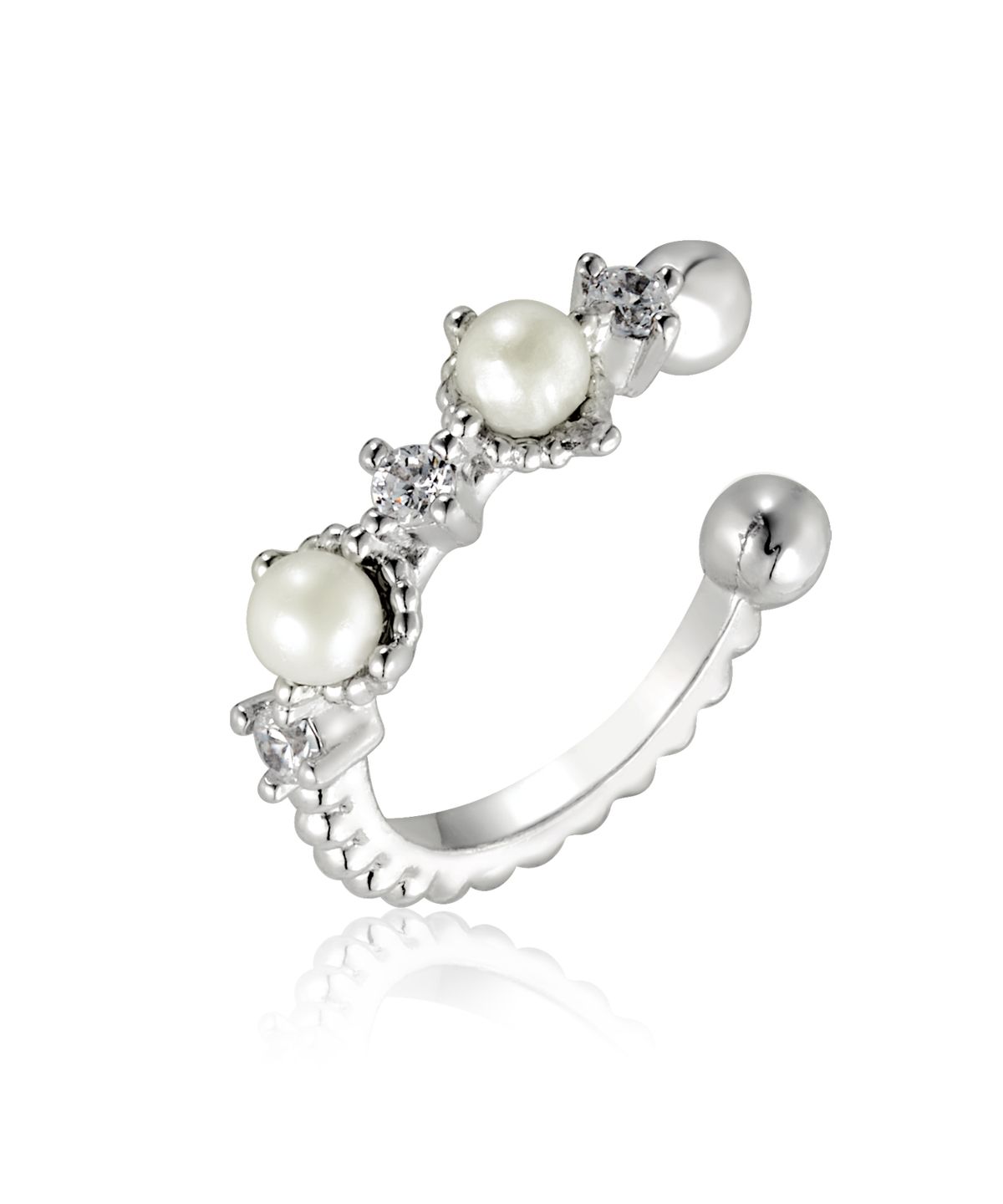 엘르주얼리(ELLEJEWELRY) 루나 펄 이어커프 ELBREC009