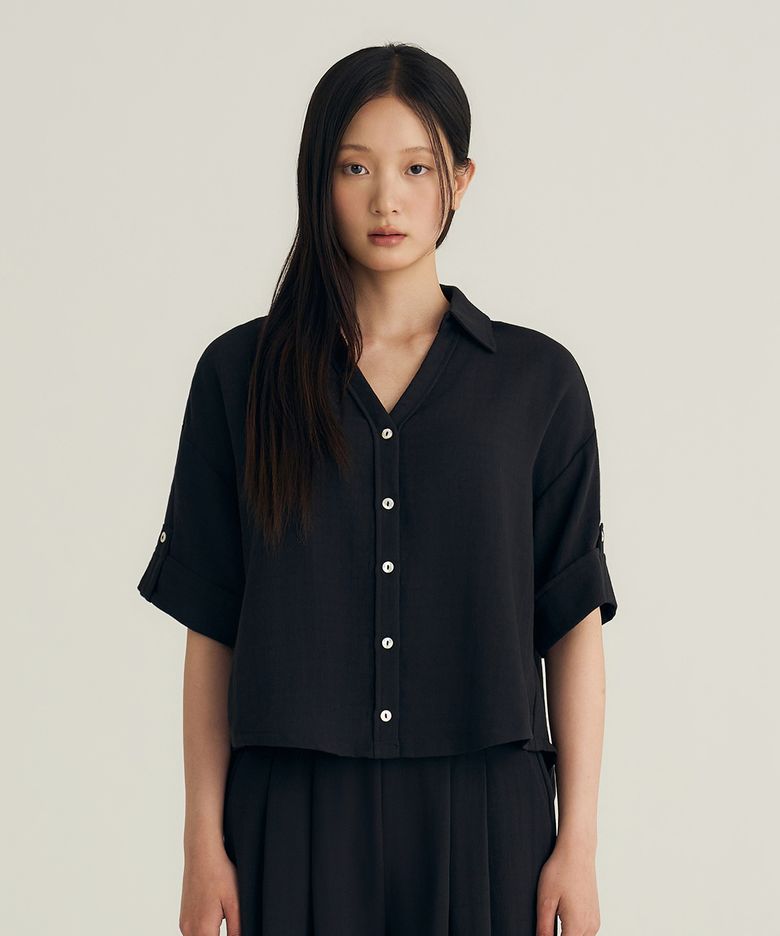Crop Shirt_Black