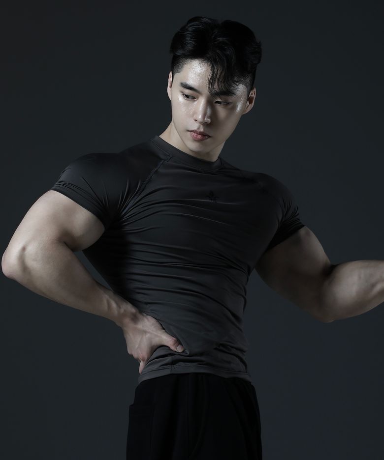 컴프레션 반팔 [다크그레이]
