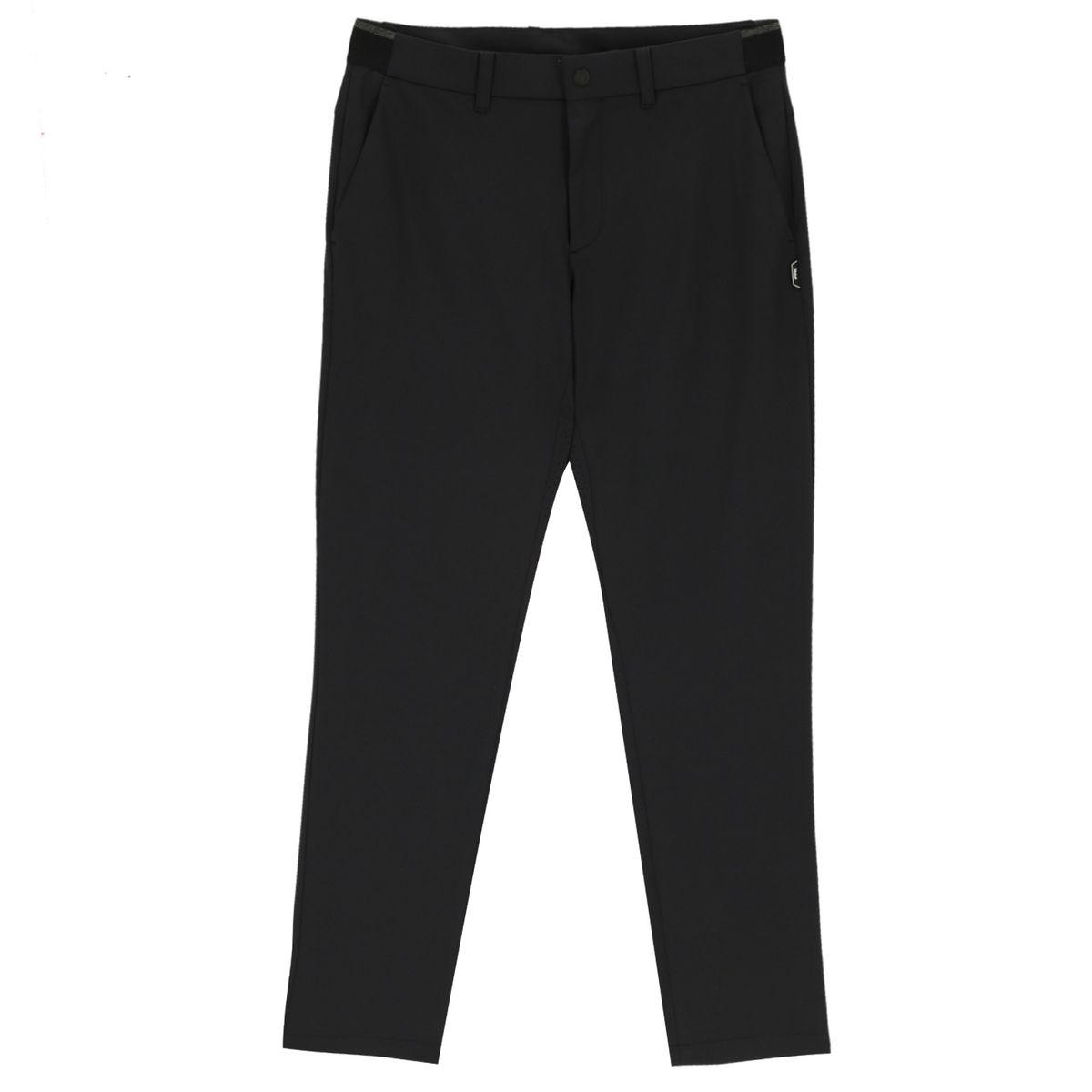 볼빅 골프웨어(VOLVIK GOLFWEAR) 남성 골프 펀칭 포인트 레귤러핏 팬츠 VMPTP404_BK