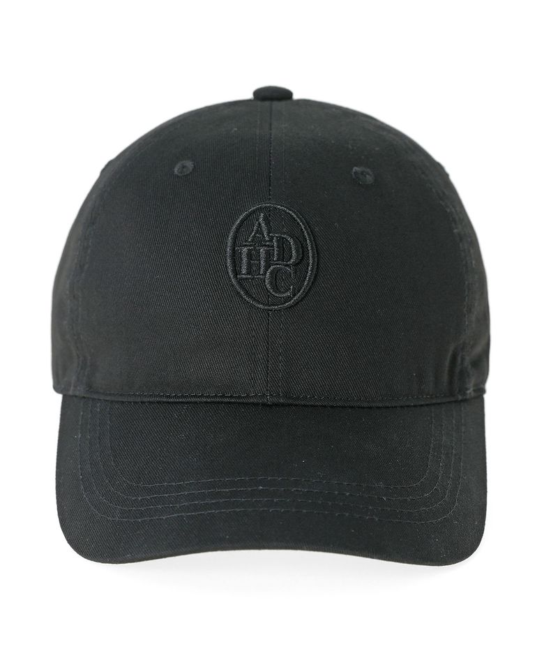 남녀공용 ADHOC 로고 볼캡 (BLACK) (HCRACA1)