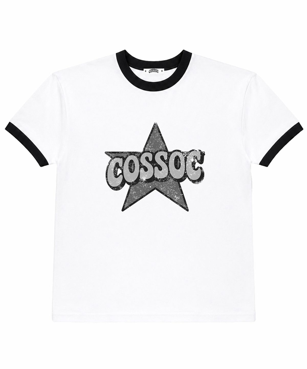 코소(COSO) CC 컬러 스타 링거 티셔츠 (4 COLORS)