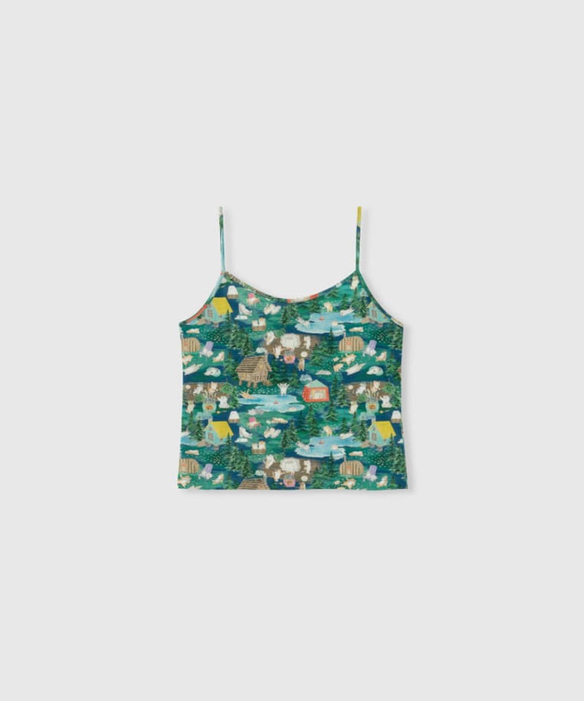 니히(NIEEH) Mimi garden cami (Navy)