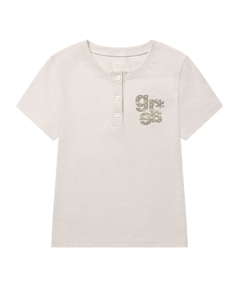 [UNISEX]스몰 GRAE-S CAMO 헨리넥반팔티_2color